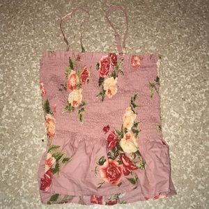 Tube top with Flowers